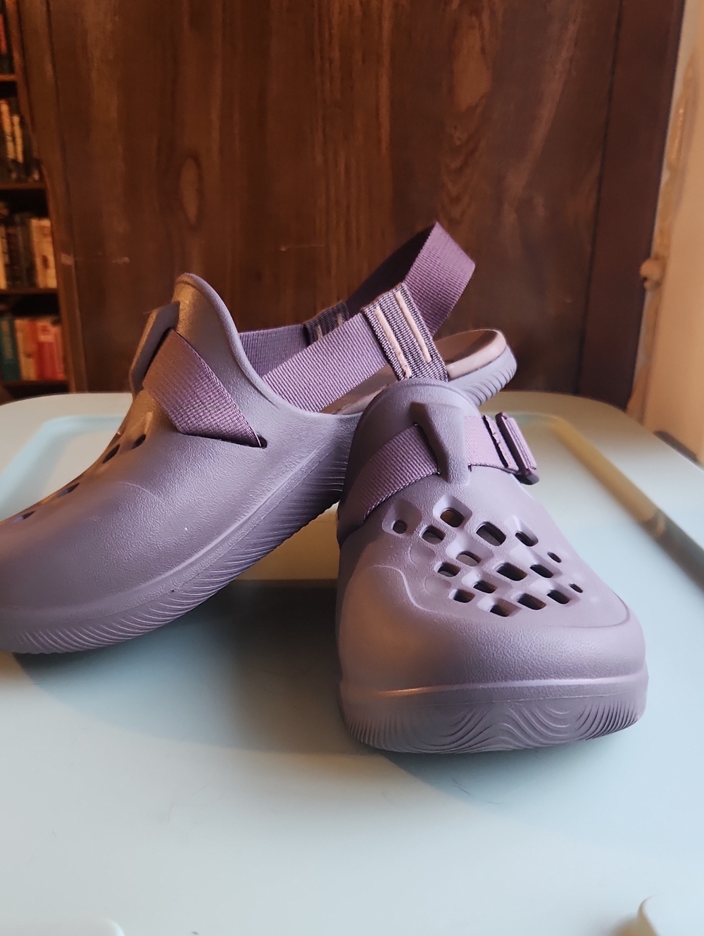 Chaco Purple Slip-On Clog Mules with Adjustable Strap